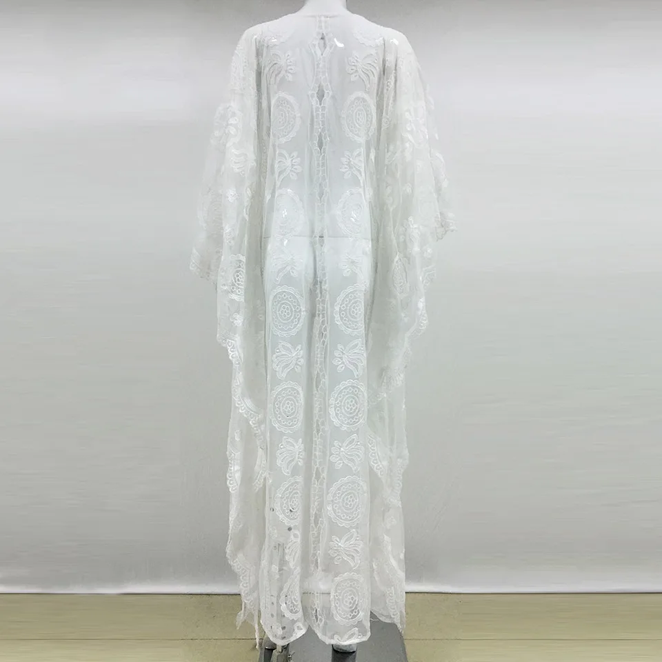 Летнее Стильное женское платье 2018 однотонная Белая Туника кружевные платья для