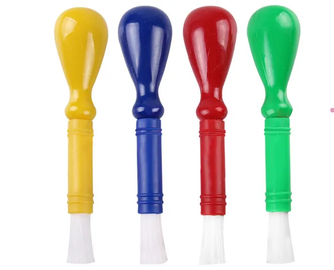 

Art supplies Children graffiti brushes handle nylon plastic brushes Baby painting tools art supplies