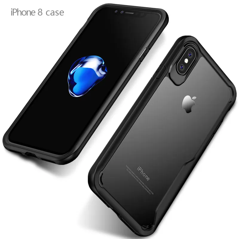 Мягкий акриловый чехол для iPhone 6 s 6s 7 8 Plus X 10 Xs Max XR роскошный силиконовый