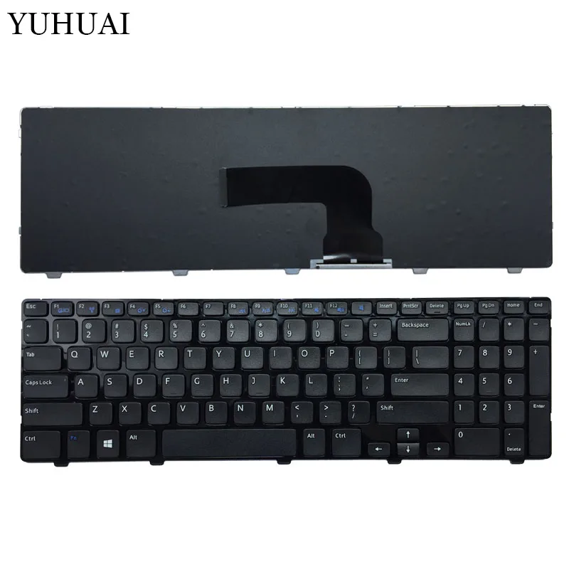 Новая клавиатура для ноутбука DELL INSPIRON 15 3537 15R 5537 Клавиатура Teclado US Black|Клавиатуры