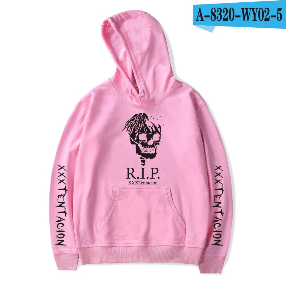 pink Новинка, XXTentacion толстовки для мужчин и женщин, модные толстовки с принтом xxxtentacion, мужские толстовки Harajuku, хип-хоп толстовки, топы - Цвет: pink