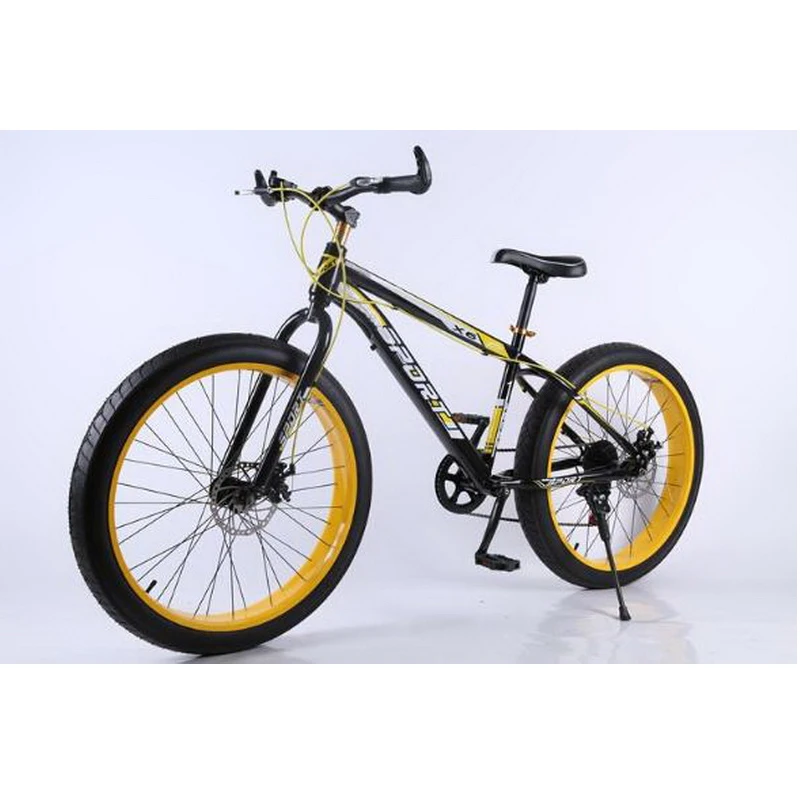 al40901/Variable speed damping / bike two-disc brakes wide tires snow mountain bike/Cushioning fork | Спорт и развлечения