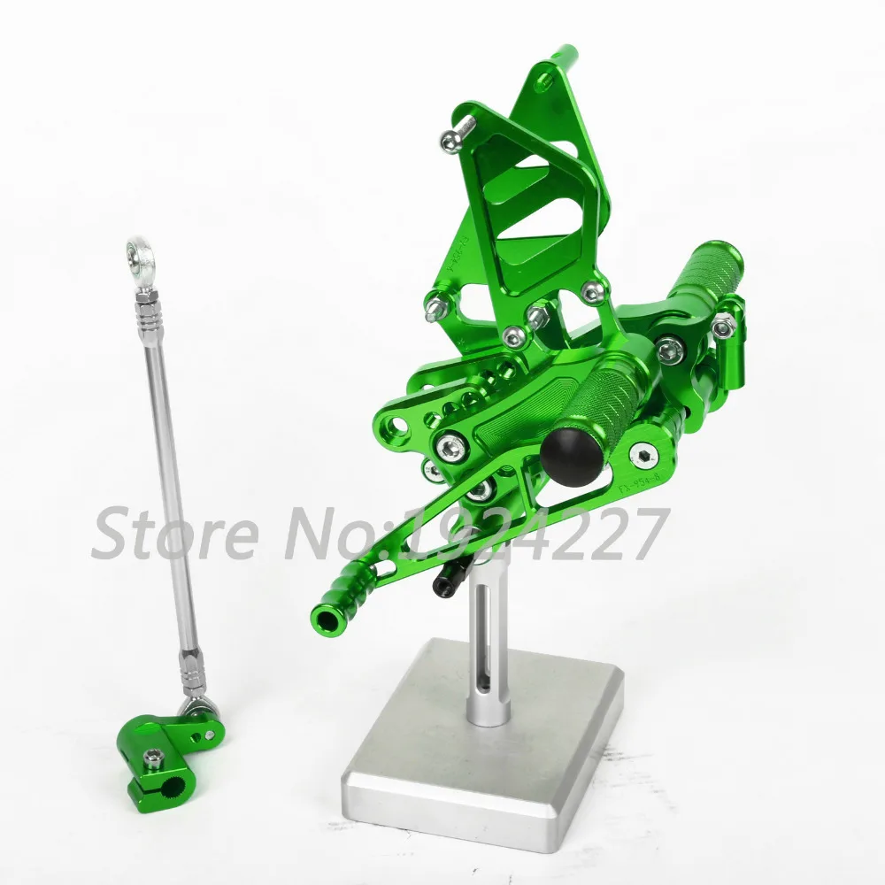 CNC Алюминиевые Подножки Rearsets задние наборы тормозной сдвиг для Honda NSR250 PGM2/3/4 MC28 1994