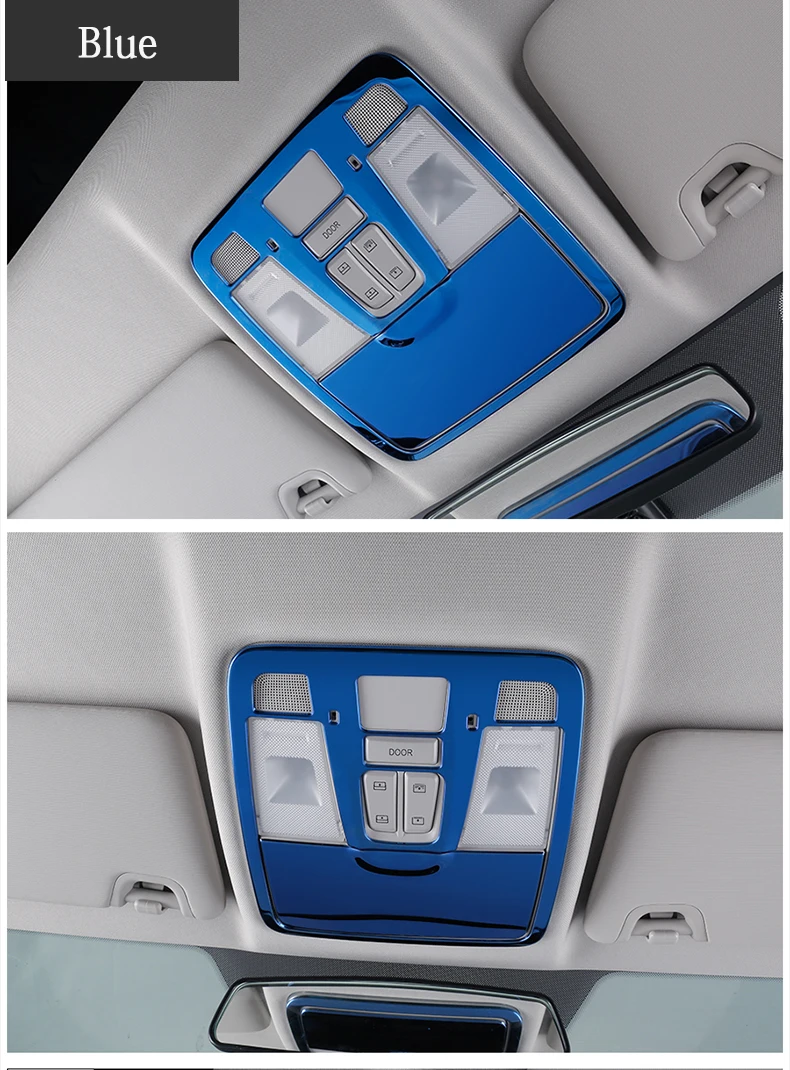 Автомобильные аксессуары для Changan CS75 автомобилей спереди Чтение свет нержавеющая сталь декоративная рамка интерьер Стайлинг наклейки