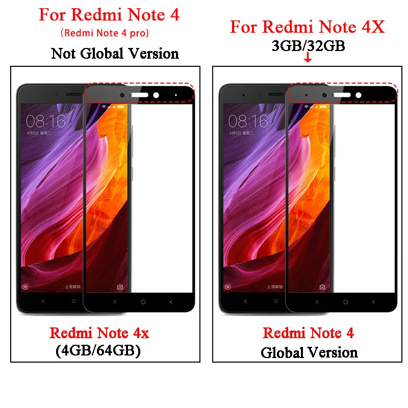 Защитное стекло для ksiomi redmi 4x Защитная пленка для экрана из закаленного стекла Сяомэй на ksiomi 4 note 4 4x a4 x4 4 x xaomi Xiaomi