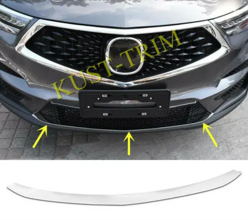 

FIT FOR 2019 Acura RDX Stainless steel Front Bumper Bottom Protector Cover Trim