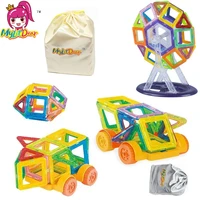 mini 158pcs magnetic blocks toys construction model magnetic building blocks designer kids christmas toys for children gift bag