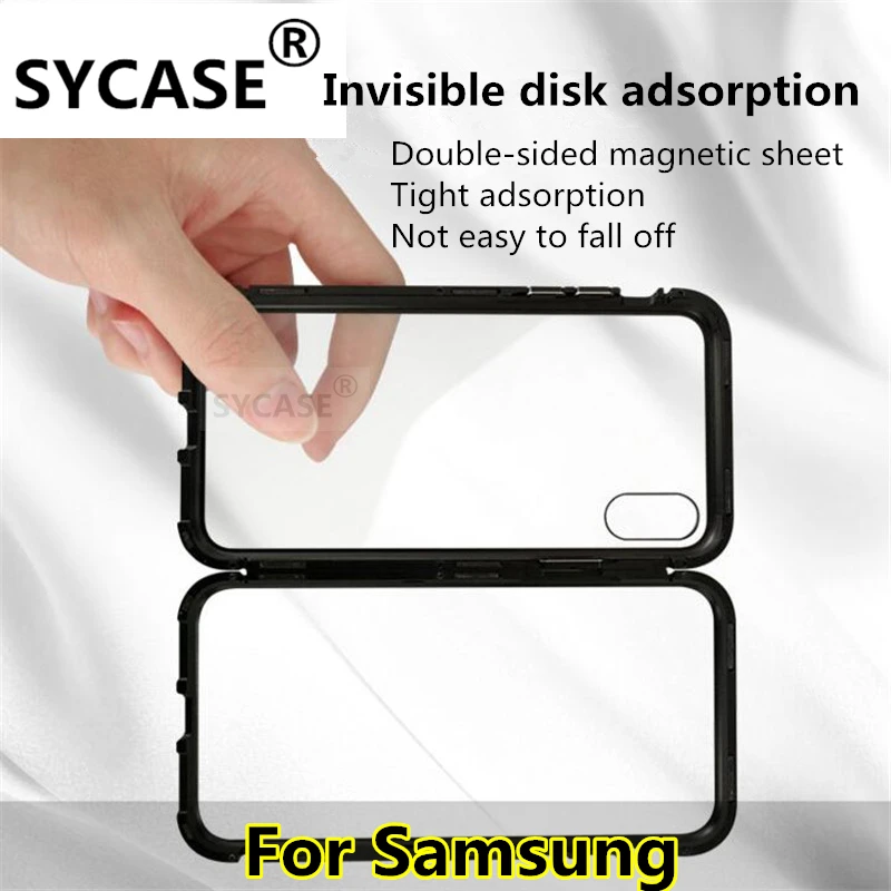 SYCASE Магнето чехол для телефона Samsung Note 8 примечание 9 магнит поглощение оболочки