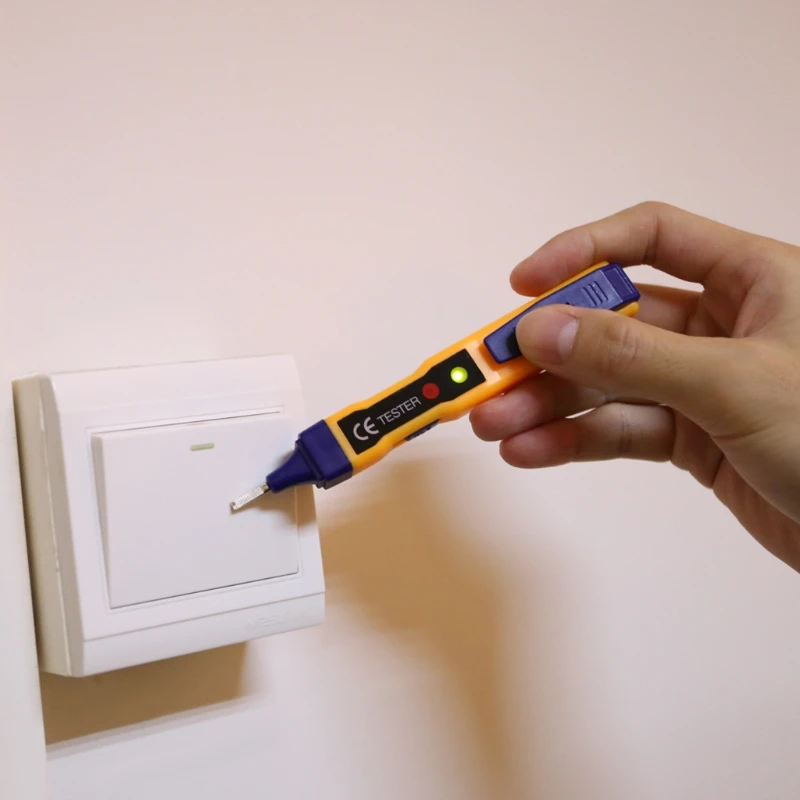 OOTDTY LED свет AC Электрический тестер напряжения вольт оповещение ручка с