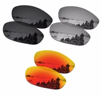 smartvlt 3 paris polarized sunglasses replacement lenses for oakley monster dog stealth black silver titanium fire red