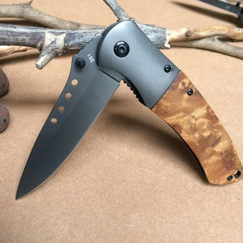 9 &quotBrave Fighter складной нож 351 охотничий для выживания инструмент dcbear сталь +