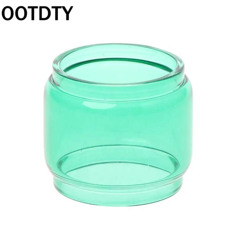 OOTDTY, прозрачная, красочная, стеклянная трубка, стеклянный бак, аксессуары для электронных сигарет, для TFV12 Prince, испаритель, Атомайзер - Цвет: Зеленый