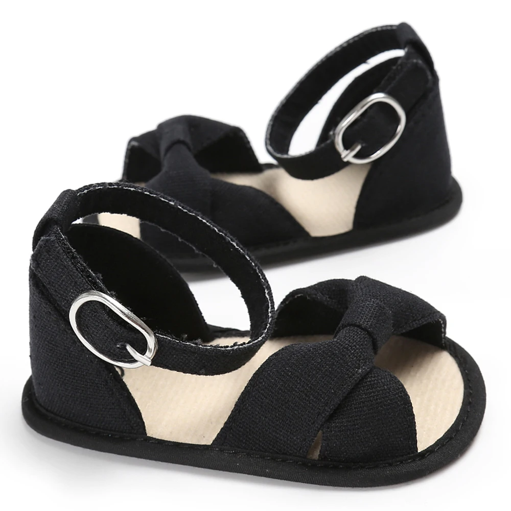 Обувь для новорожденных девочек мягкая нескользящая обувь с бантом и ремнем