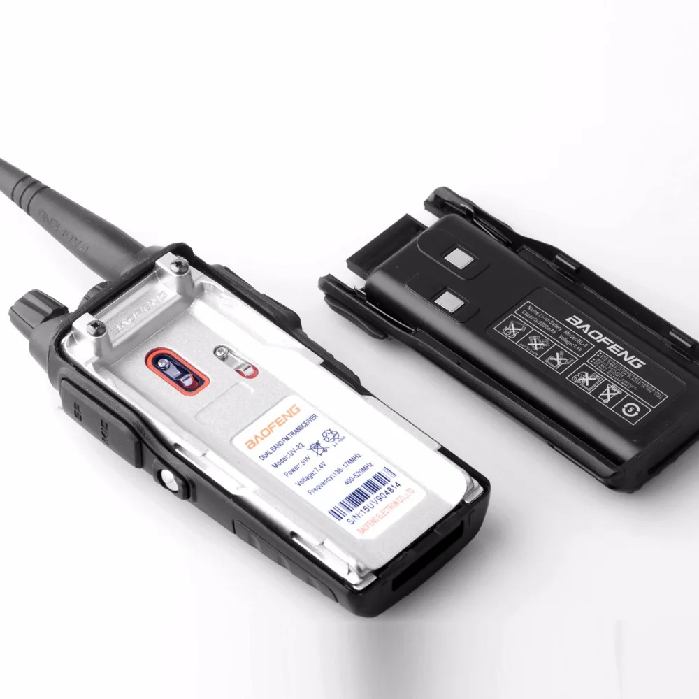 Портативная рация Baofeng UV 82 Plus 8 Вт двухдиапазонный приемопередатчик 10 км мощности