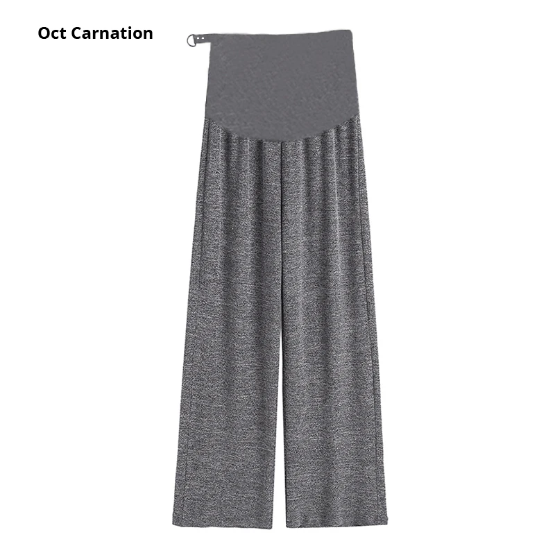 Широкие брюки свободные тонкие штаны для беременных модная одежда на весну и