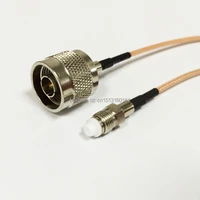 new modem coaxial cable n male plug connector to fme female jack connector rg316 cable pigtail 15cm 6 adapter