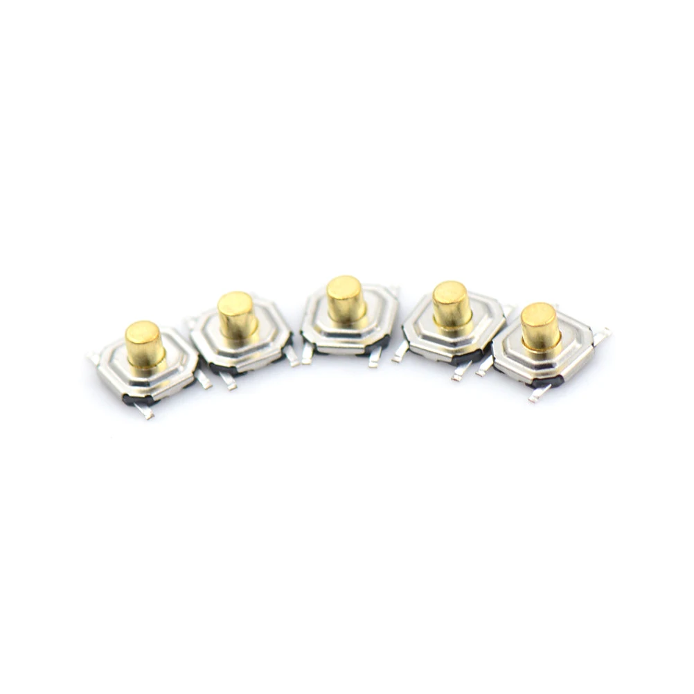 5 шт./лот новый патч 4 контакта Медная головка микро сенсорный переключатель