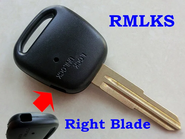 TOY41R Blade RMLKS 1 Боковая кнопка дистанционного ключа оболочки для TOYOTA Carina Estima Harrier Previa Corolla Celica чехол для ключа TOY43 TOY48 TOY41 Blade - Количество кнопок: TOY41R Blade