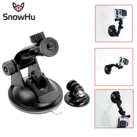 snowhu car suction cup adapter window glass tripod for gopro hero 10 9 8 7 6 5s for sjcam yi 4k action camera accessories gp61