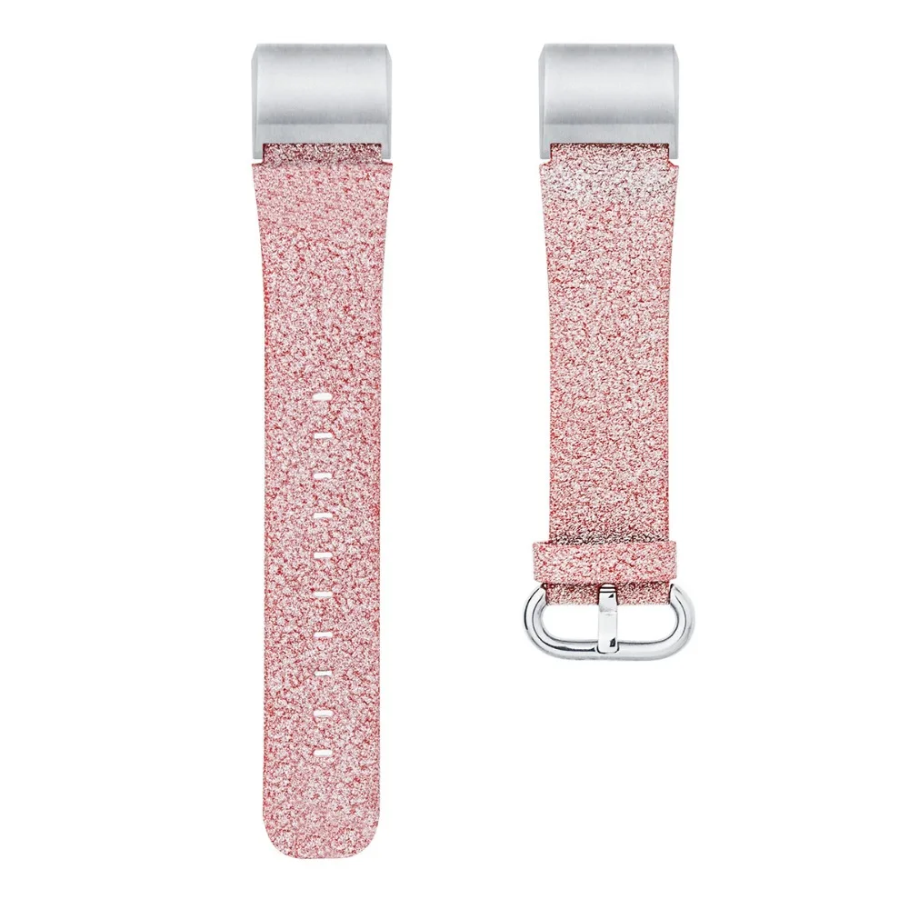 Zuczug ремешок из натуральной кожи для часов FitBit Charge 2 Bling запасной браслет с