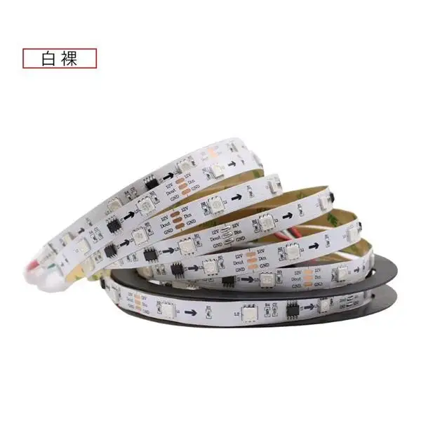 Светодиодная лента с usb-питанием WS2811 16703 умная ИС(интеграционная схема SMD 5050 30 светодиодов/м DC12V IP30 Водонепроницаемый RGB светодиодные огни с Питание+ умный wifi-контроллер - Испускаемый цвет: only WS2811 strip