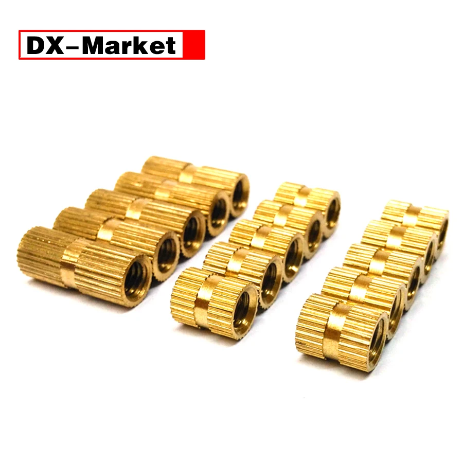 M6 гайки с кольцевой вставкой латунная резьба гайка латунные инжекционные