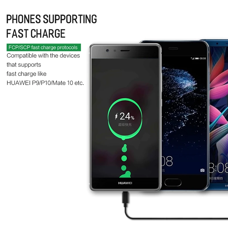 QC + PD SCP VOOC Quick Charge ROCK 4 в 1 30 Вт автомобильное зарядное устройство металлическое