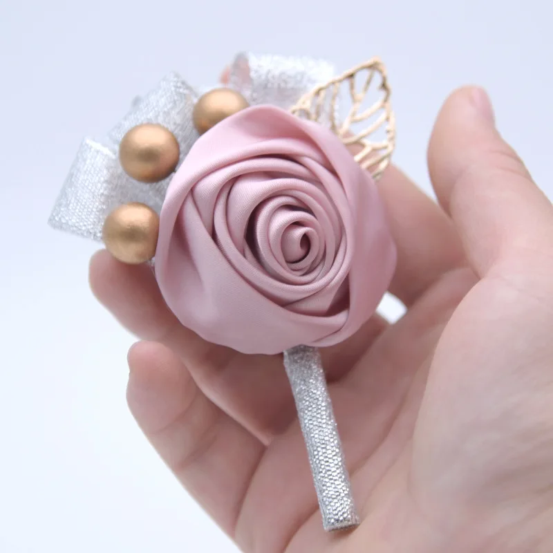 1 шт. новые искусственные розы бутоньерка для невесты украшения свадебных