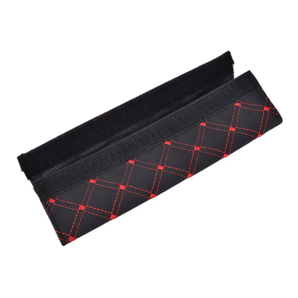 

2pcs Auto Microfiber leather Safety Belt For Cars Shoulder Protection Car-styling Pad On The Seat Belt Cover Seat Belts Pillow
