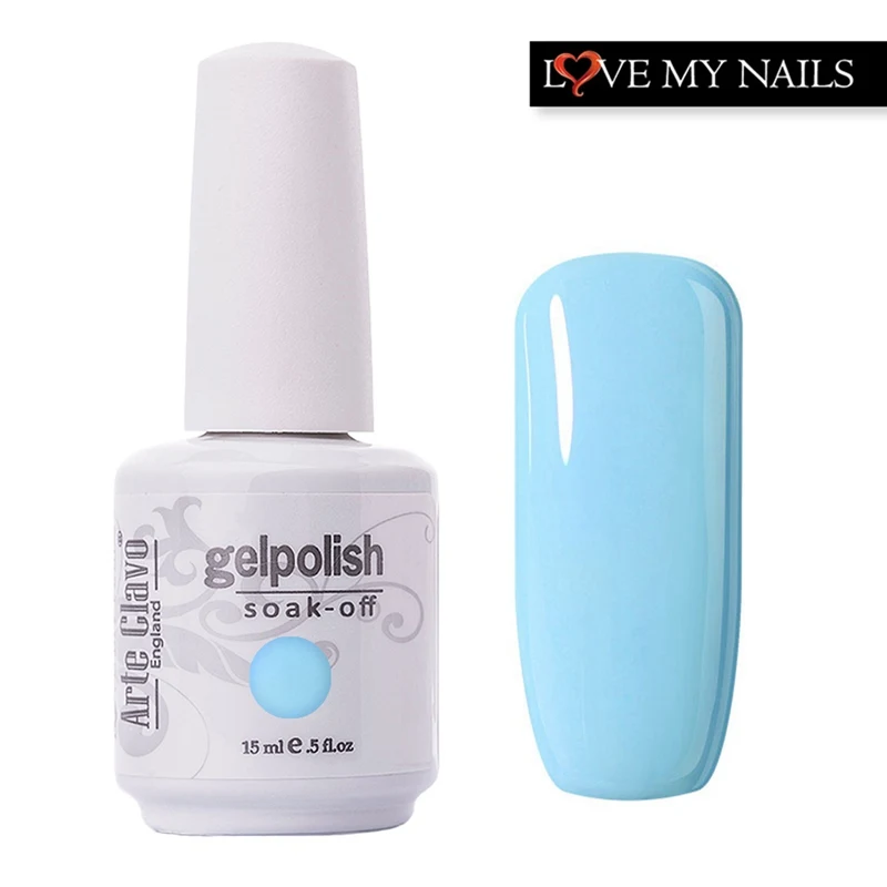 B2BACB 1595 Стойкий 15 мл Arte Clavo 1 шт., косметический Гель-лак, УФ-гель для ногтей, светодиодная лампа для ногтей, Гель-лак для ногтей - Цвет: B2BACB 1595