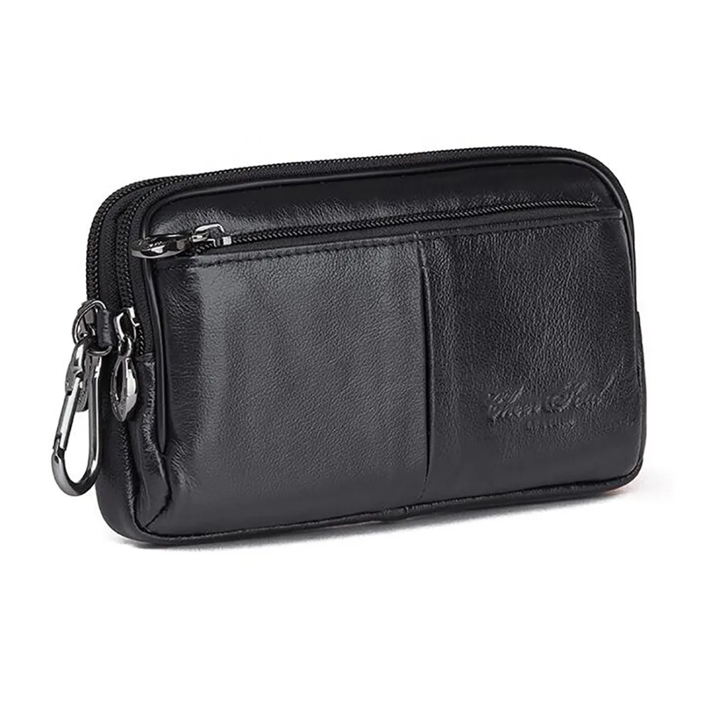 Повседневный деловой клатч из натуральной кожи для мужчин чехол сотового