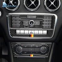 airspeed for mercedes benz w169 w245 w117 w156 a class b class cla gla carbon fiber cd air conditioning control panel cover trim