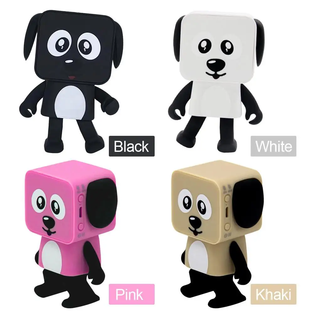 Мини Смарт Bluetooth беспроводные колонки Портативный Танцующий Робот собака стерео