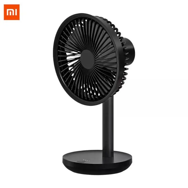 Черный Xiaomi SOLOVE портативные мини-вентиляторы usb Настольный вентилятор 3 режима скорости ветра вентилятор охлаждения воздуха кулер для дома и офиса - Цвет: Черный