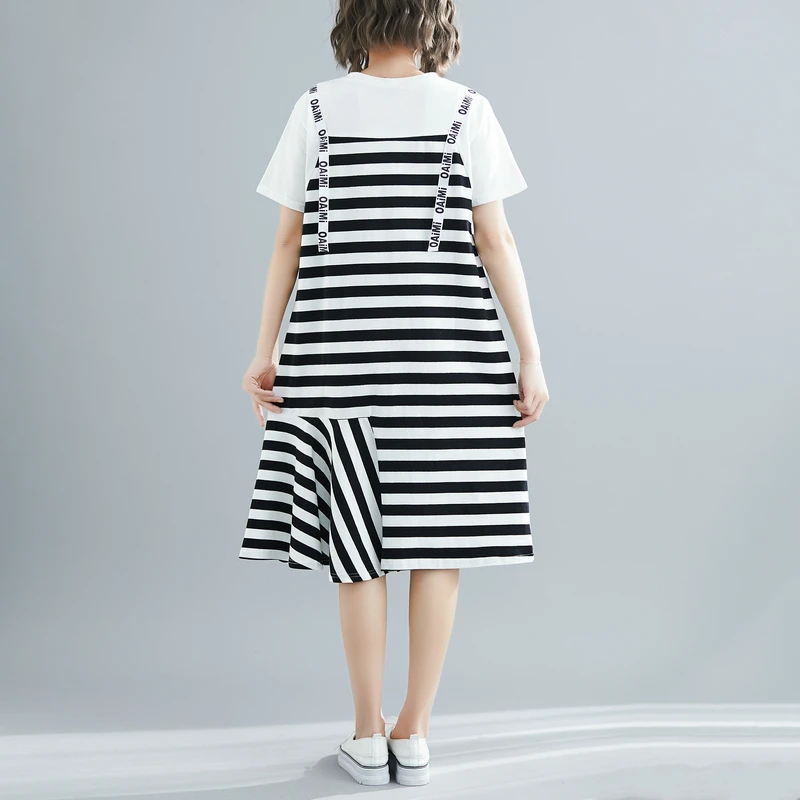2019 Новое поступление летнее платье для беременных женщин повседневные полосатые