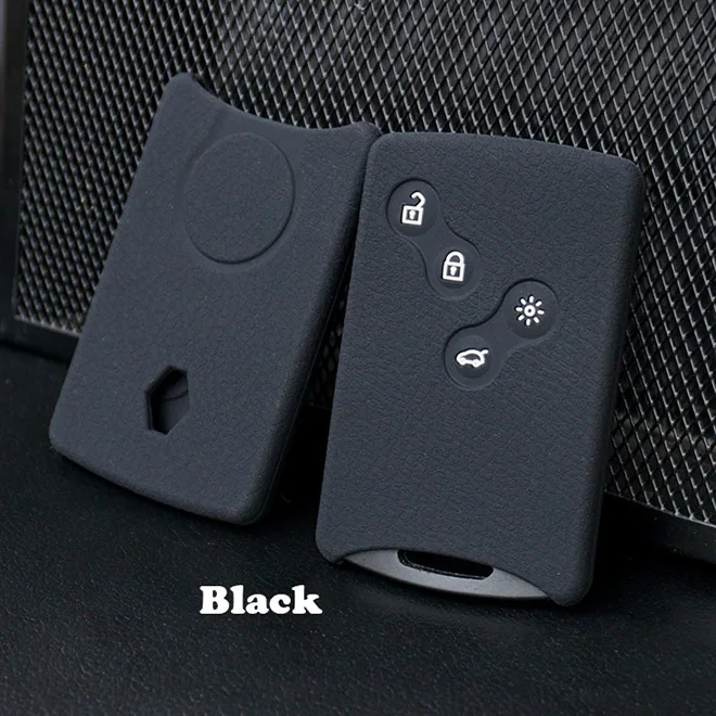 Силиконовый резиновый чехол для автомобильного ключа защитный стикер Renault Clio Logan