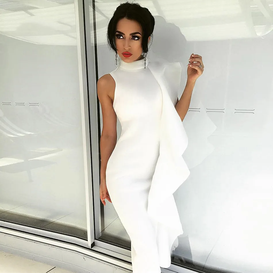 DressBird женское летнее Бандажное облегающее вечернее платье платья Элегантное