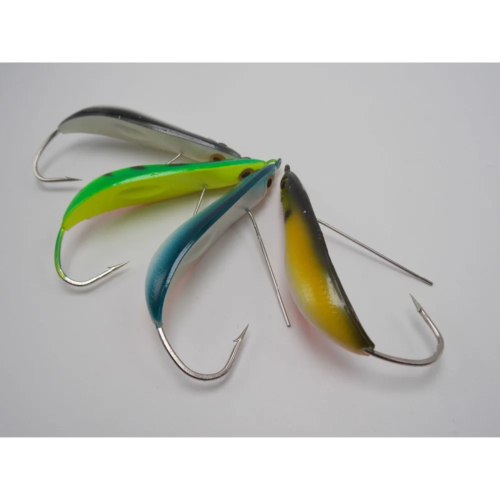 CATCHSIF 4 шт weedless Minnow ложка 3 5 дюймов жесткие приманки рыболовные 19 г | Спорт и