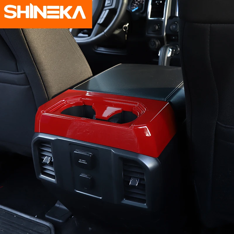 Молдинги для интерьера SHINEKA ford f150 2016 + подставка чашки декоративные наклейки