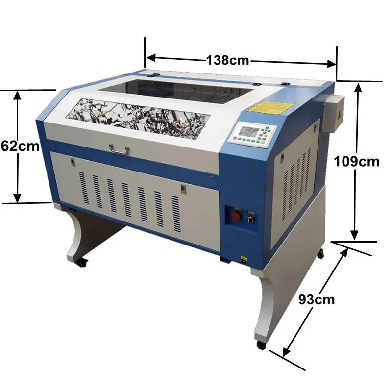 Дешевая цена 100 Вт CNC CO2 машина для лазерной гравировки и резки акриловый лазерный