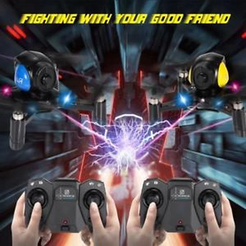 2 шт. FY605 боевой Дрон 4G 4CH 6 осевой Gyro установка DIY гоночный битва Quadcopter RC самолет