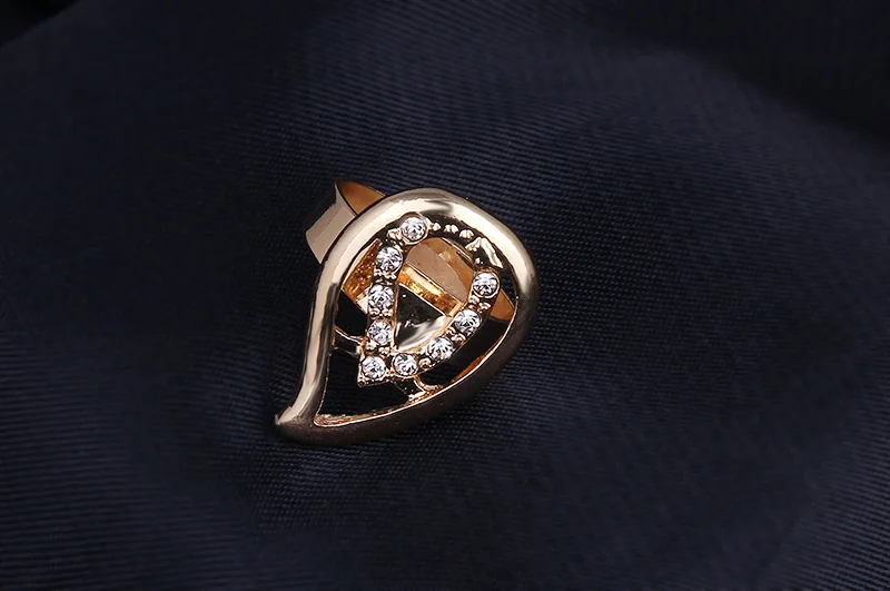 Fashion Leafs Pendant Jewelry African Women Party Gifts Trendy Gold Color Sets Elegant Crystal Bridal Jewellery | Украшения и