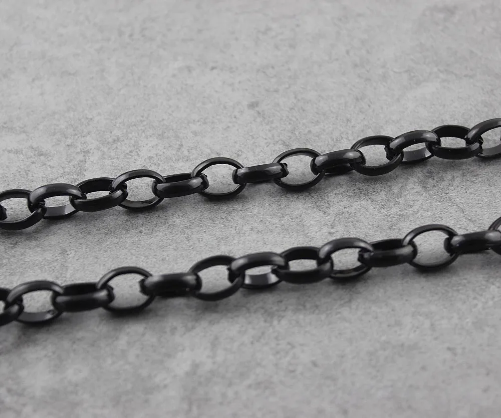 Мужское черное кольцо байкер водитель грузовика длинный противокражный кошелек