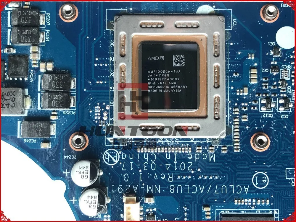 FRU: 5B20F66802 для Lenovo IdeaPad Z50-75 материнская плата ноутбука A8-7100 ACLU7/ACLU8 NM-A291 DDR3L 2 ГБ 100%