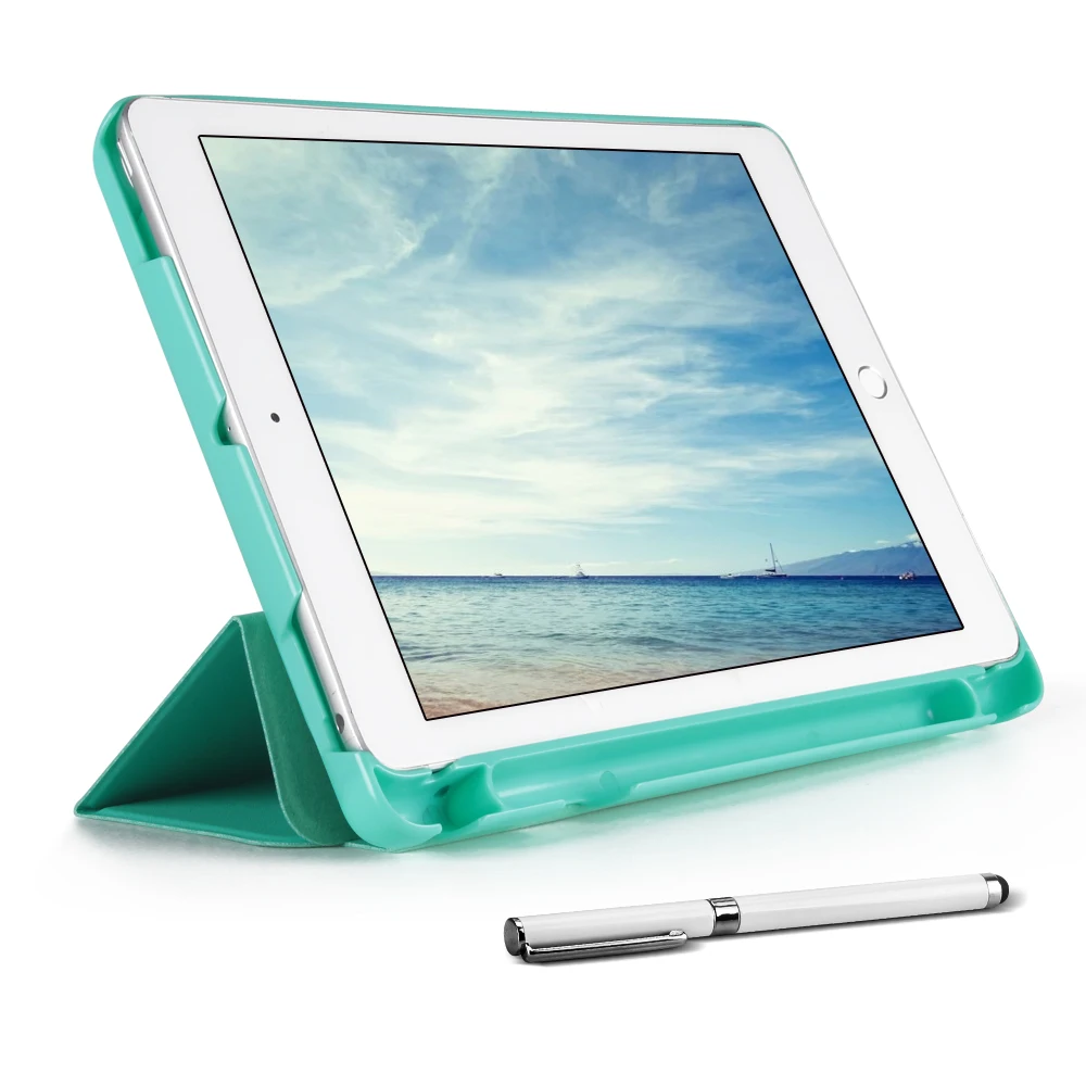 Для iPad Pro 9 7 чехол карандашница в случае держатель для карт Tablet Shell Wake up/sleep