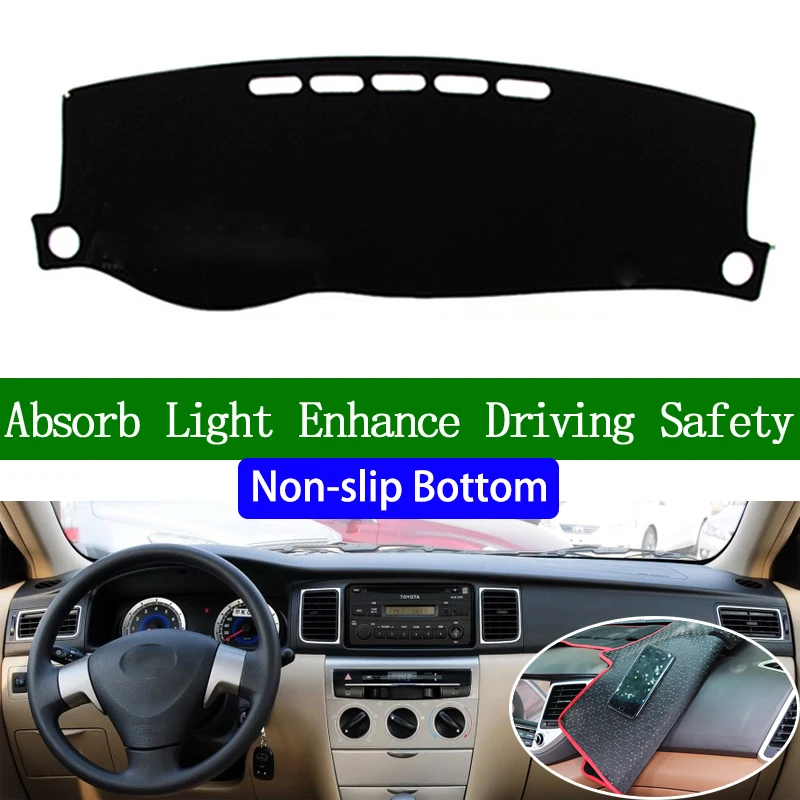 Нескользящие наклейки на приборную панель для Toyota corolla EX 2012 2013 2014 2015 2016