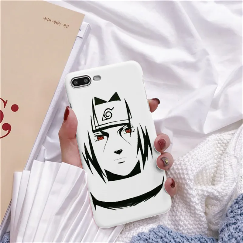 TPU Moda alvio Caso Аниме Наруто для iPhone 7 8 X XR Plus 6 6 s Plus Capa TPU Macio Dos Desenhos Animados Caso de Telefone Coque - Цвет: TPU