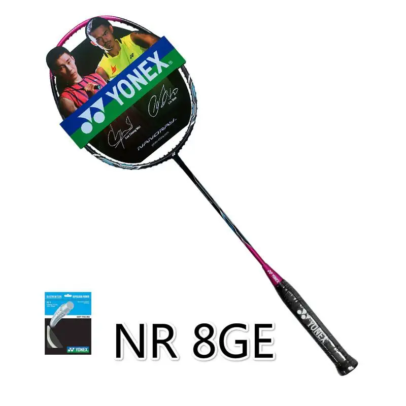 Yonex Nanoray D1 D8ge Nr 20 ракетки для бадминтона Yy Raquete свет углеродного волокна ракетки для бадминтона - Цвет: NR 8GE