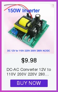 DC-AC преобразователь 12 В до 110 В 220 В переменного тока 150 Вт Инвертор повышающий трансформатор питания мощность