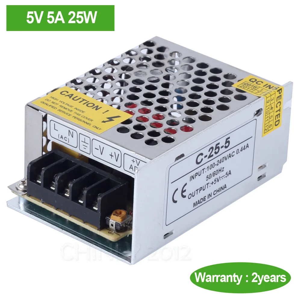Светодиодный трансформатор 5 в пост. Тока А 25 Вт|supplies box|transform robotsupply ship for sale |